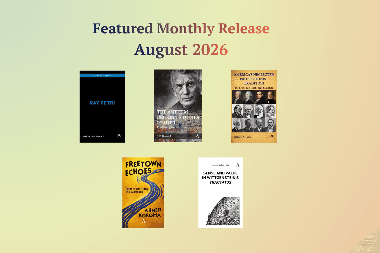 Featured Monthly Releases  – August  2026